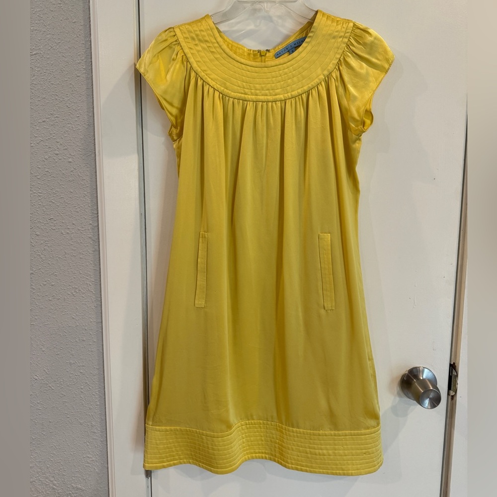 Sunshine ☀️ yellow silk dress- perfect for every occasion.